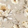 JIAOQSS Carta Da Parati Autoadesiva Peonia acquerello beige Addensare Carta Adesiva per Mobili Adesiva Audoadesiva Carta da Parati in Vinile Moderna Carta da Parati Impermeabile per La Casa