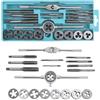 tintoke 20 pezzi Set per Filettatura M3-M12, Filettatura Professionale Maschi,Maschi per Filettatura Set,Set Taglio Filettatura,Set Maschi E Filiere M3-M12,M3-M12 Tap and Die Set,adatti per la lavorazione.