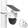 HOLACA Supporto per palo di drenaggio compatibile con eufy Security SoloCam S340/E30/E42, montaggio su palo