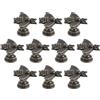 Housoutil Pomelli per Mobili Stile Vintage a Forma di Ape 10 Pezzi in Lega Oro, Pomelli Decorativi Compatti Foro Singolo per Cassetti e Armadietti