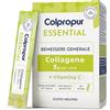 Colpropur Collagene in Polvere Puro Gusto Neutro - Collagene Idrolizzato da Bere, Peptidi per Ossa, Pelle e Unghie - 20 Stick, 5g per Porzione