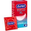Durex Preservativi Sensitivi Morbidi per maggiore sensibilità, Taglia XL - 10 preservativi