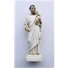 Generico ArteSacraCaravaggio Statua di San Giuseppe, in marmo resina cm 40 (15,75 inches), per interni ed esterni, decorazione avorio antico, produzione artigianale italiana