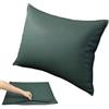 uyeoco Impermeabile Copri Federe Cuscini 80x80,Copricuscino Divano 60x80, Federa Cuscino con Cerniera,Moderne Per Camera Da Letto Divano Decorativo Lavabile Fodere Per Cuscino(Verde scuro,60x90cm)