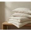 The Tangerine Store Set Copripiumino - Biancheria da letto in 100% Puro Lino, Comfort Traspirante e Termoregolante, Lusso Fatto a Mano - Rosa Baby, Matrimoniale (198 x 223,5 cm)