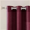 MIULEE Tende Lino Trasparenti Voile Bianche Soggiorno con Anelli per Camera da Letto Salotto Moderne Eleganti Finestra di Casa 140X215 CM Rosso Vino