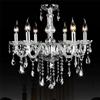 Generic Candela di Cristallo Europeo Lampada a Ciondolo di Lusso Soggiorno Ristorante Camera da Letto Hotel Villa Negozio di Abbigliamento Salone di Bellezza Caffè Bar KTV Lampadario a Led (H 6 luci)