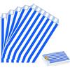 MORAINJAY 100 Pezzi Sacchetti Carta Blu Piccoli,13x18cm Buste Regalo Sacchetti Alimenti|Caramelle|Cioccolatini|Biscotti,Party Bag per Halloween,Natale,Feste,Matrimoni