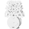 Arti & Mestieri ARTI E MESTIERI 0LA3397C26 Lampada da Tavolo a Tema Naturale in Fiore con Butterfly Bianco Made in Italy