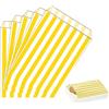 MORAINJAY 100 Pezzi Sacchetti Carta Giallo Piccoli,13x18cm Buste Regalo Sacchetti Alimenti|Caramelle|Cioccolatini|Biscotti,Party Bag per Halloween,Natale,Feste,Matrimoni