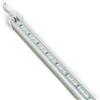 UNIVERSO Striscia 144 LED barra luminosa rigida profilo in alluminio 1 mt 12V sottopensile cucina copertura trasparente luce bianco freddo caldo naturale (Luce bianca fredda)