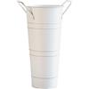 QINZTON Portaombrelli in Metallo con Manico Secchio per Ombrelli Vintage Vaso Decorativo Secchio per Fiori Portaoggetti per Portaombrelli per Soggiorno Domestico