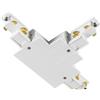 SLV 1006530 Connettore a T, per binario da incasso trifase S-TRACK, terra esterna a sinistra, bianco, DALI