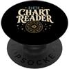 Astrologist Horoscope Reader Natal Chart Regalo lettore di grafico natale lettore astrologia astrologia PopSockets PopGrip Adesivo