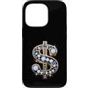 Golden Dollar Sign Diam0nds Luxury Curre Custodia per iPhone 13 Pro Oro Dollaro Segno Diam0nds Lusso Valuta Soldi