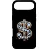 Golden Dollar Sign Diam0nds Luxury Curre Custodia per iPhone Air Oro Dollaro Segno Diam0nds Lusso Valuta Soldi