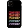Computer Apparel Custodia per iPhone 11 Computer