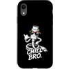 Gamer Coole Sprüche Lustiges Fun Shirt C Custodia per iPhone XR Chill Bro Cooler USB-C Cavo Occhiali da Sole Scritta Gamer