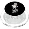 Gamer Coole Sprüche Lustiges Fun Shirt C Chill Bro Cooler Powerbank Occhiali da sole con scritta divertente Gamer PopSockets PopGrip per MagSafe