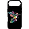 Colorful Hummingbird Floral Nature Lover Custodia per iPhone Air Opera d'arte botanica floreale colibrì colorato