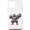 Bear Lifting Barbell Workout Fitness Str Custodia per iPhone 12 mini Orso con bilanciere Fitness Training Muscle Building