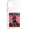 Scottish Terrier Puppy Lover PS Custodia per iPhone 16 Plus Divertente retrò giapponese Dogzilla Scottish Terrier amante dei cani