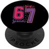 Maglietta Meme Divertente 67 Sei Sette 6 67 Sei Sette 6-7 Dolce Brainrot Italiano Meme Per Bambini PopSockets PopGrip Adesivo