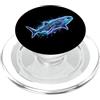 Squalo Balena Natura Sottomarina Immersi Squalo Balena Colorato Acquerello Subacqueo PopSockets PopGrip per MagSafe