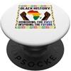 ebonyfullershopp Black History Onorare il passato ispirando il potere futuro PopSockets PopGrip Adesivo