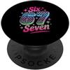 Maglietta Meme Divertente 67 Sei Sette 6 67 Sei Sette 6-7 Dolce Brainrot Italiano Meme Per Bambini PopSockets PopGrip Adesivo