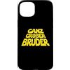Familie Mama Papa Kinder Custodia per iPhone 15 Plus Ganz Großer Bruder Brüder figlio maggiore Tre fratelli
