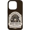 Goth Book Club Apparel Custodia per iPhone 14 Pro Book Club Reading Amante Bookworm Biblioteca introversa