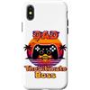 Forofo 100 Custodia per iPhone X/XS Uomo Retro Vintage Gaming Papà Video Gamer Festa del Papà