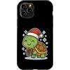turtle winter cute animal snow box winte Custodia per iPhone 11 Pro Tartaruga invernale con scatola