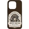 Goth Book Club Apparel Custodia per iPhone 15 Pro Book Club Reading Amante Bookworm Biblioteca introversa