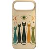 Retro Atomic Cosmic Cat Mid Century Custodia per iPhone Air Mystic Cats Celestial Eye Moon Feline