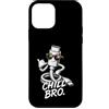Gamer Coole Sprüche Lustiges Fun Shirt C Custodia per iPhone 12 mini Chill Bro Cooler USB-C Cavo Occhiali da Sole Scritta Gamer