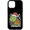 turtle winter cute animal snow box winte Custodia per iPhone 12 mini Tartaruga invernale con scatola