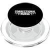 Correctional Nurse Gifts for Women and M Infermiera Correzionale PopSockets PopGrip per MagSafe