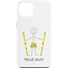 Whyitsme Design Custodia per iPhone 13 Funny Mens Tele Sci, Ragazzi Telemark sciatore