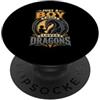 Dragon Enthusiast Designs for Boys Solo un ragazzo che ama i bambini amanti dei draghi PopSockets PopGrip Adesivo