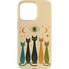 Retro Atomic Cosmic Cat Mid Century Custodia per iPhone 15 Pro Max Mystic Cats Celestial Eye Moon Feline