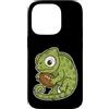 rugby chameleon mascot cute rugby oval b Custodia per iPhone 14 Pro Rugby Camaleonte Con Palla