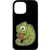 rugby chameleon mascot cute rugby oval b Custodia per iPhone 13 Pro Max Rugby Camaleonte Con Palla