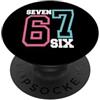 Maglietta Meme Divertente 67 Sei Sette 6 67 Sei Sette 6-7 Dolce Brainrot Italiano Meme Per Bambini PopSockets PopGrip Adesivo