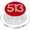 City & State Cincinnati Ohio 513 Codice area Residente locale Patriot America PopSockets PopGrip per MagSafe