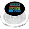 25. Geburtstagsgeschenk Idee Spruch 25° compleanno Awesome da agosto 2001 B Day PopSockets PopGrip per MagSafe