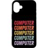Computer Apparel Custodia per iPhone 16 Plus Computer
