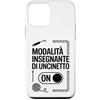 Insegnate Uncinetto Custodia per iPhone 12 mini Scritta Insegnante Uncinetto Divertente Modalità