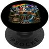 LGBT Pride U.S.A. 250th Anniversary by N USA 250 ° anniversario LGBT Pride Parchi Nazionali Tribute PopSockets PopGrip Adesivo